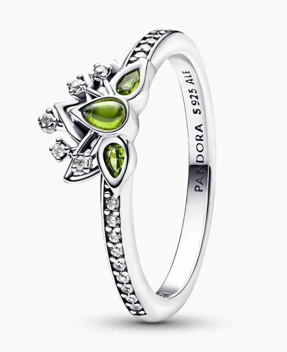 Pandora Disney Princess Tiana Ring 925 Sterling Silver Size 56 (7.5)