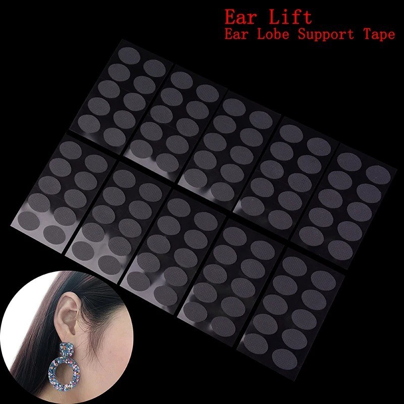100 Invisible Earlobe Support Patch Sticker Effective for Stretched Earlobe