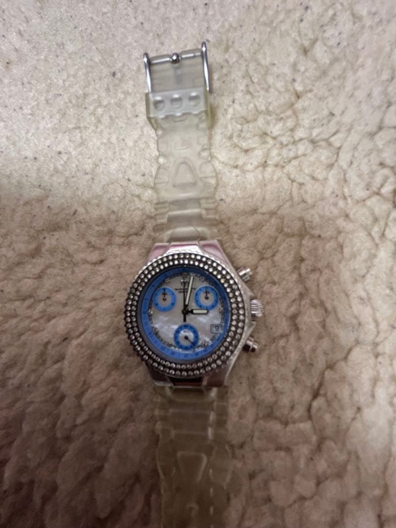 [A3M] TechnoMarine Techno Marine 8P Natural Diamond Chronograph Watch [z7v]