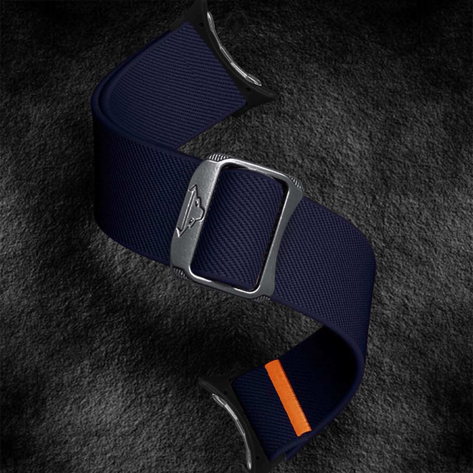 For Google Pixel Watch 3 2 1 41mm/45mm Elastic Nylon Bullhead Buckle Band Strap