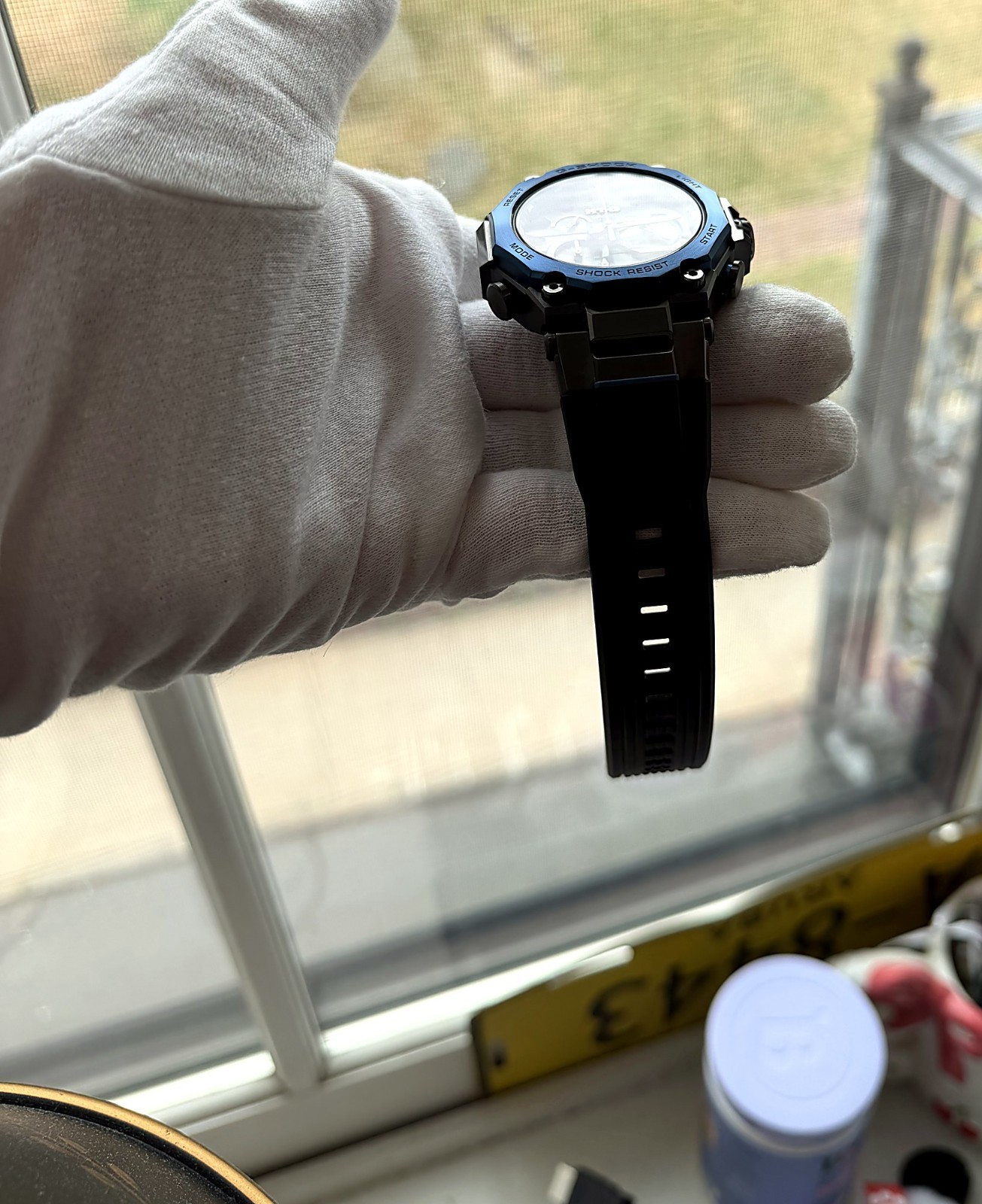 Casio MT-G MTG-B2000 Black/blue accents Tough Solar Bluetooth Radio JDM Unused