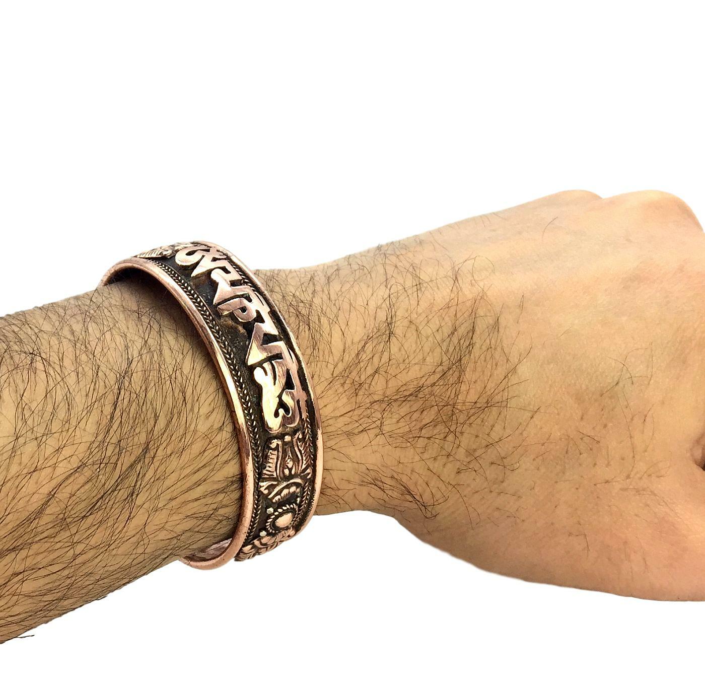100% Pure Copper Bracelet Healing Bracelet. Unisex, Hand Made High Gauge Copper