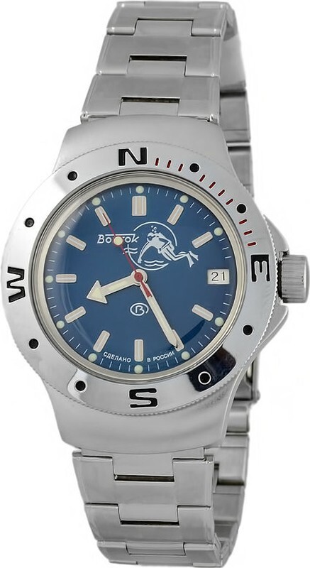 Vostok Amphibia 060059 Watch Scuba Dude Diver Mechanical Automatic US SELLER