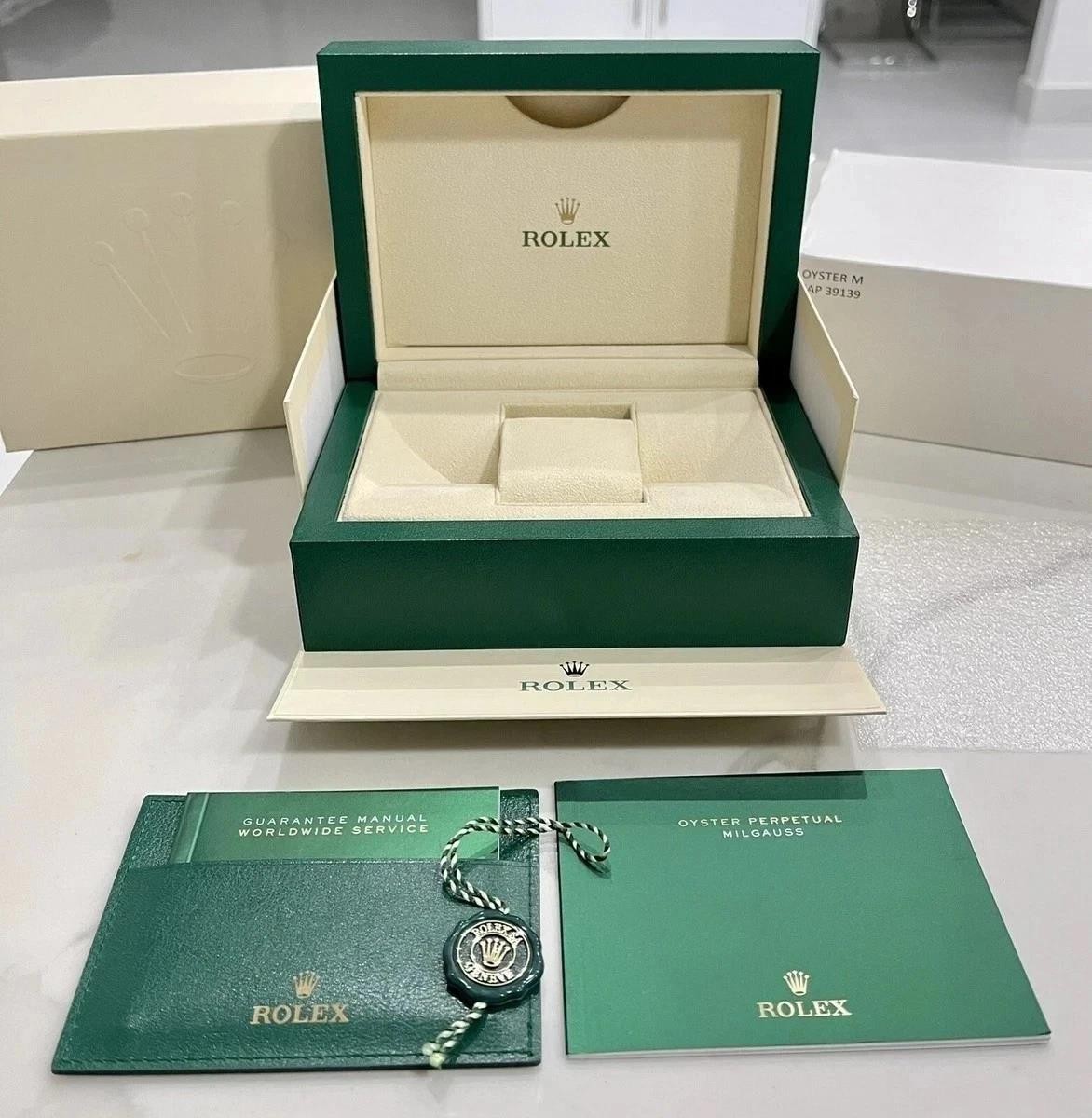 Rolex Case Leather Travel Pouch Service Center Premium Version-Gift For Watch