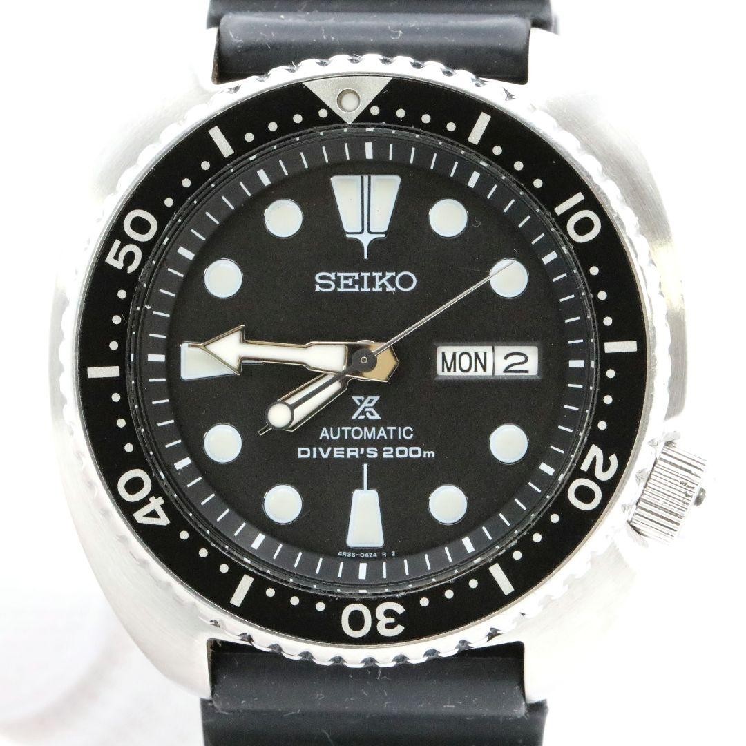 Seiko Prospex Turtle Divers Day-Date Automatic Black Men’s Watch Japan 074050