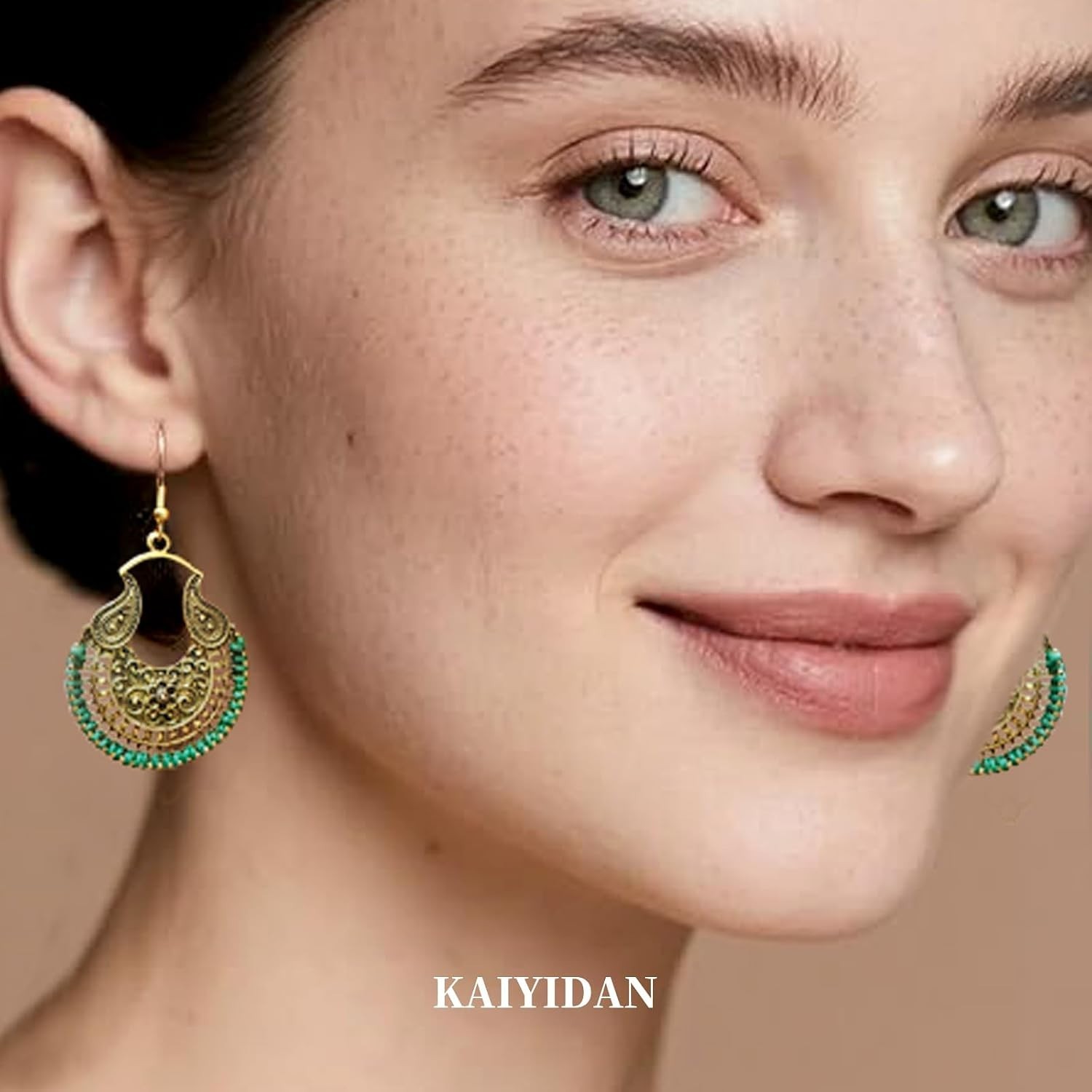 Gothic Bohemian Silver Drop Earrings – Perfect for Festivals and Vacations