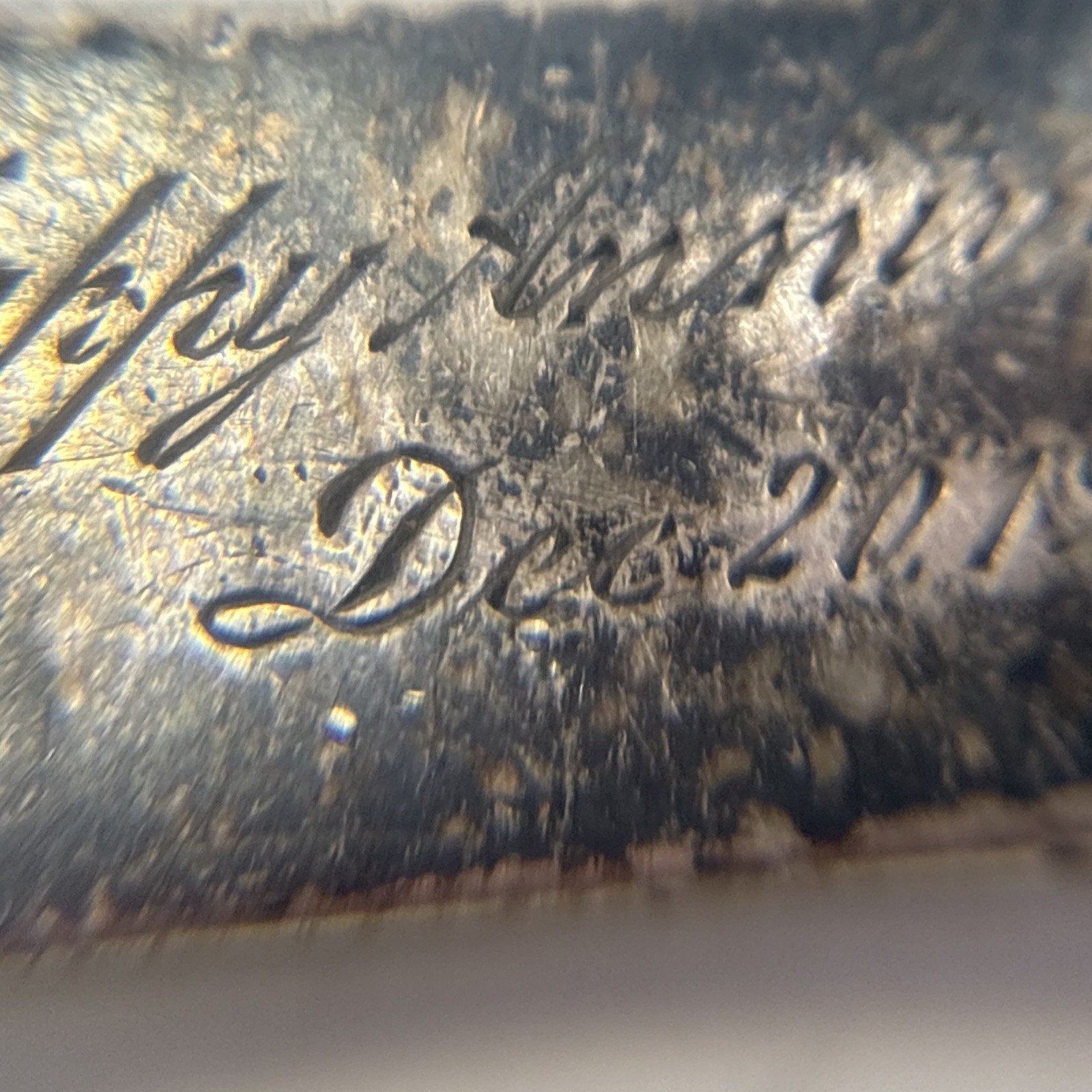 WW1 WW2 Dog Tag ID Identification Bracelet William J Schaefer 1943 Vintage 87D42
