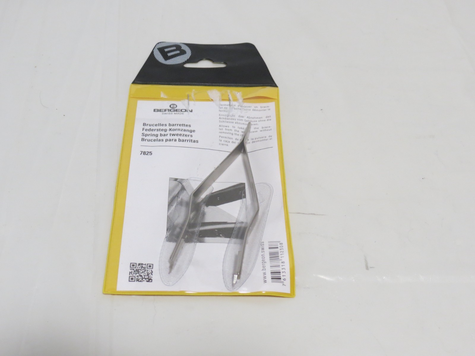 Bergeon 7825 Precision Spring Bar Tweezer