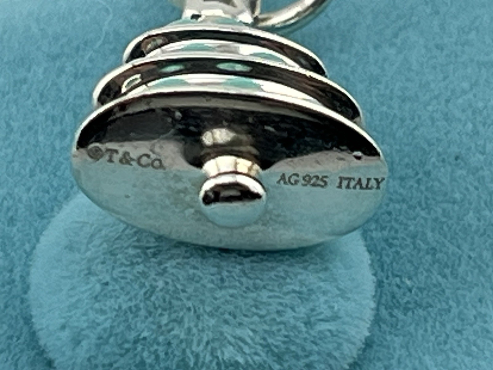 Tiffany Co Christmas Tree Charm Pendant Blue Enamel, Tiffany Blue Enamel Charm