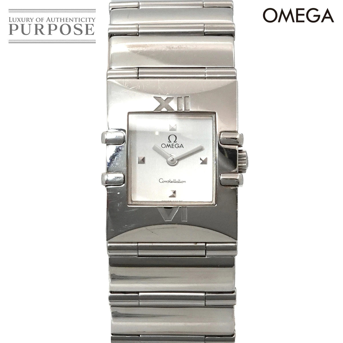 Omega Constellation Square Quadra 1521.31 Ladies Silver Quartz