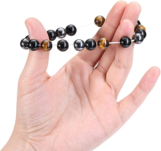 Handmade 8mm Mixed Natural Gemstone Round Beads Stretchy Bracelet Reiki Chakra