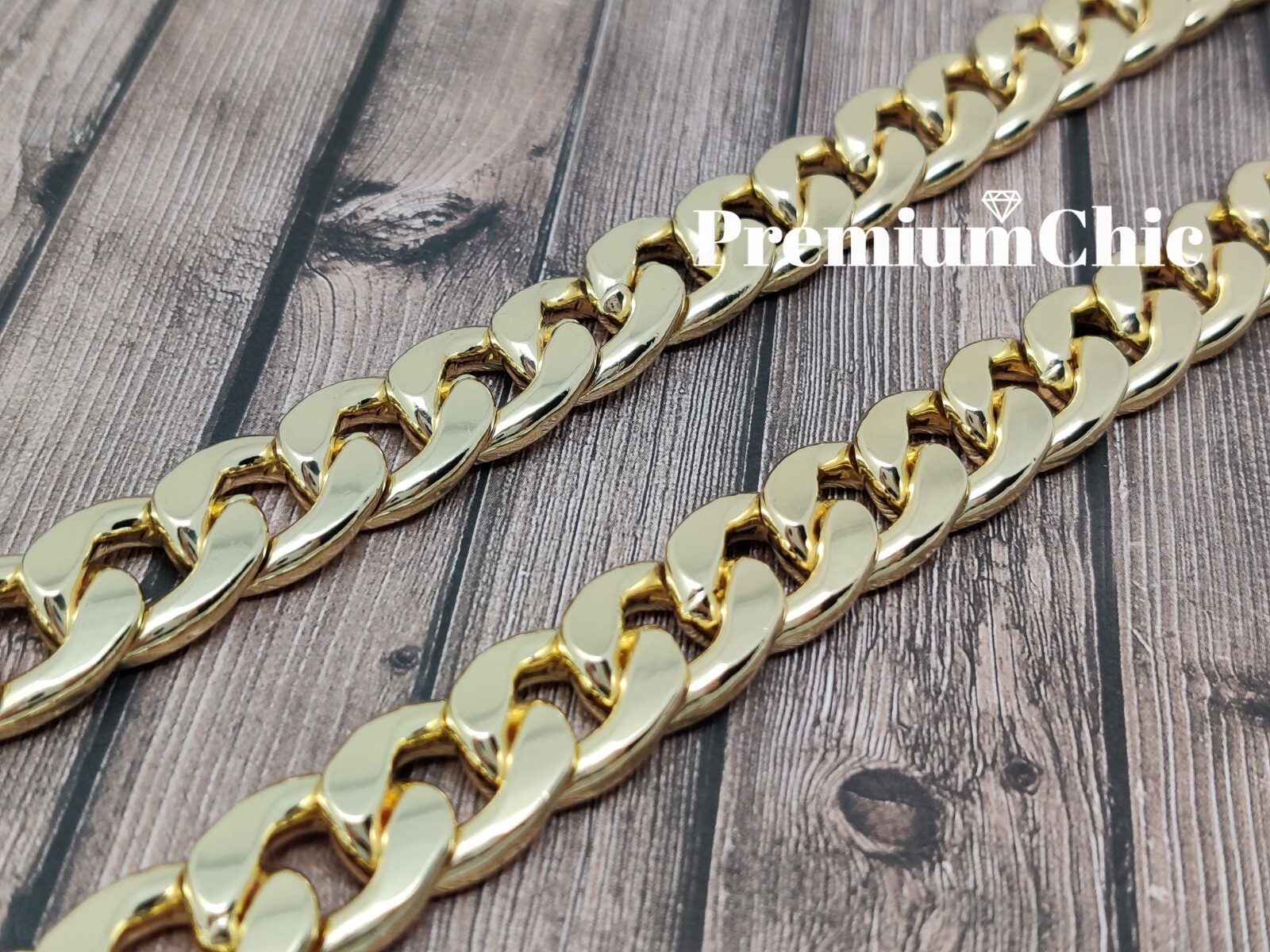 14MM Cuban Link Chain Necklace Thick and Heavy Men’s Plated Hip Hop Jewelry