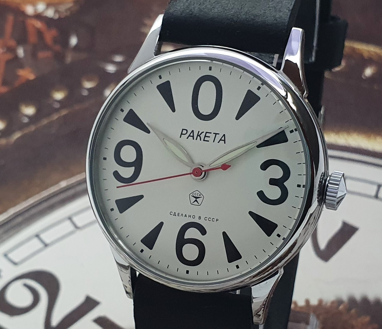RAKETA Big Zero Men’s watch Dress Watch Vintage Mechanism 2609.HA USSR