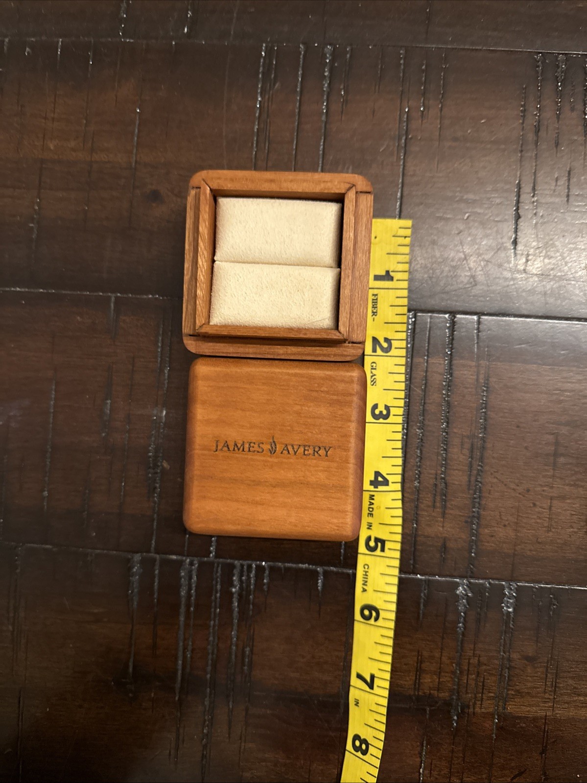 James Avery Wood Keepsake Ring Box