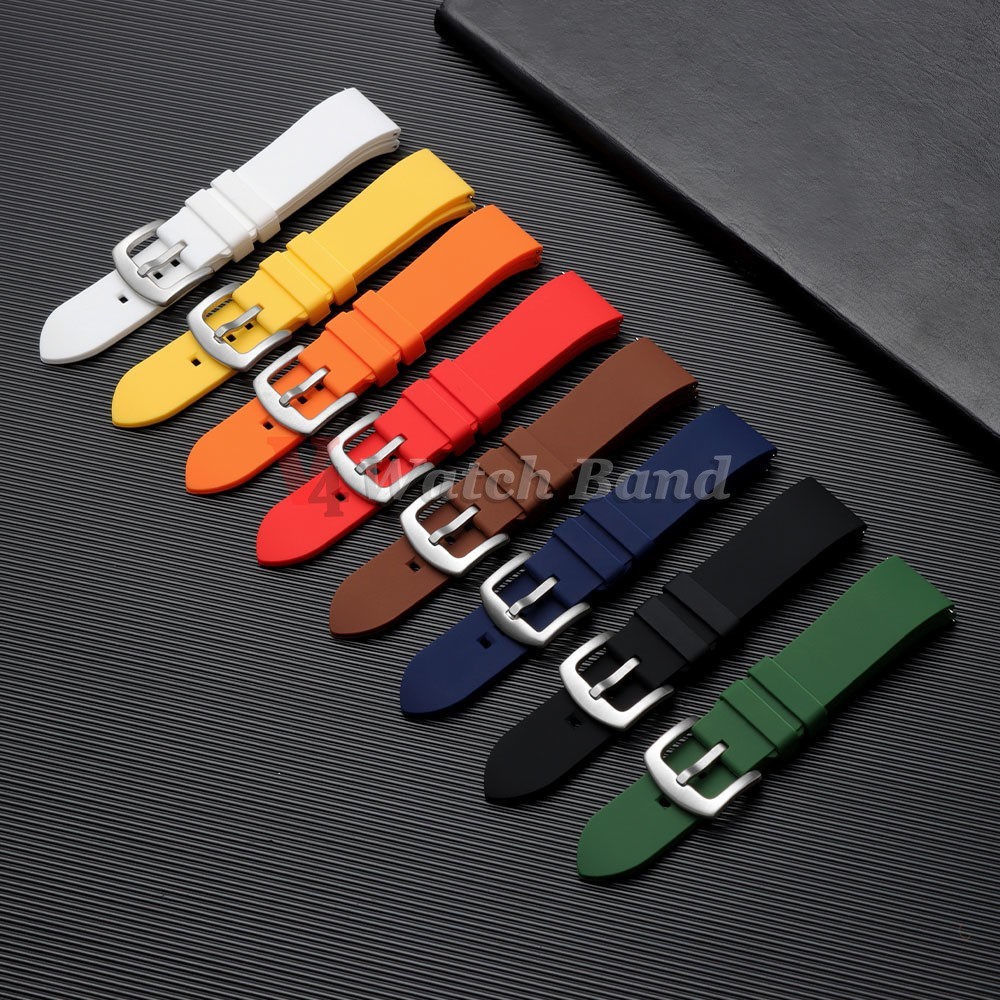 Universal Silicone Watch Strap 18-24mm Quick Release Rubber Sport Band