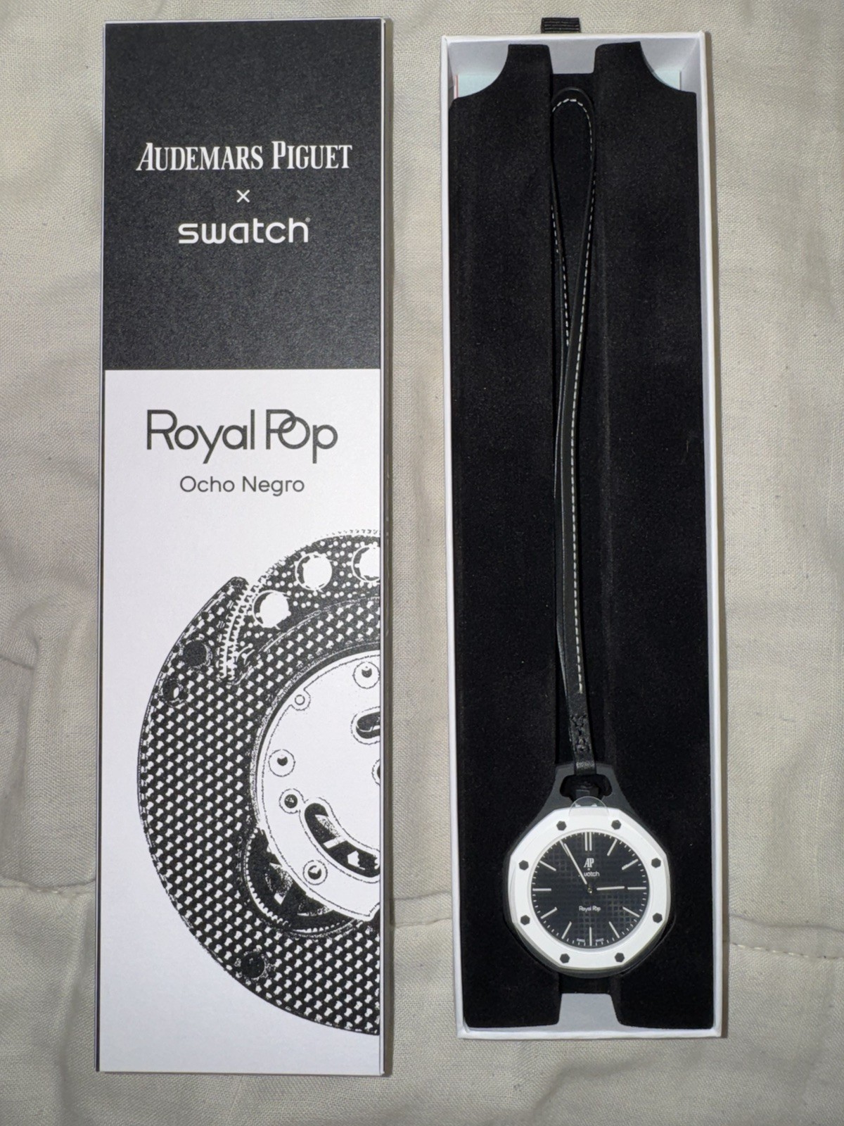 Swatch x Audemars Piguet AP Royal Pop Eight Black SSX03W101N FULL SET FAST DEAL