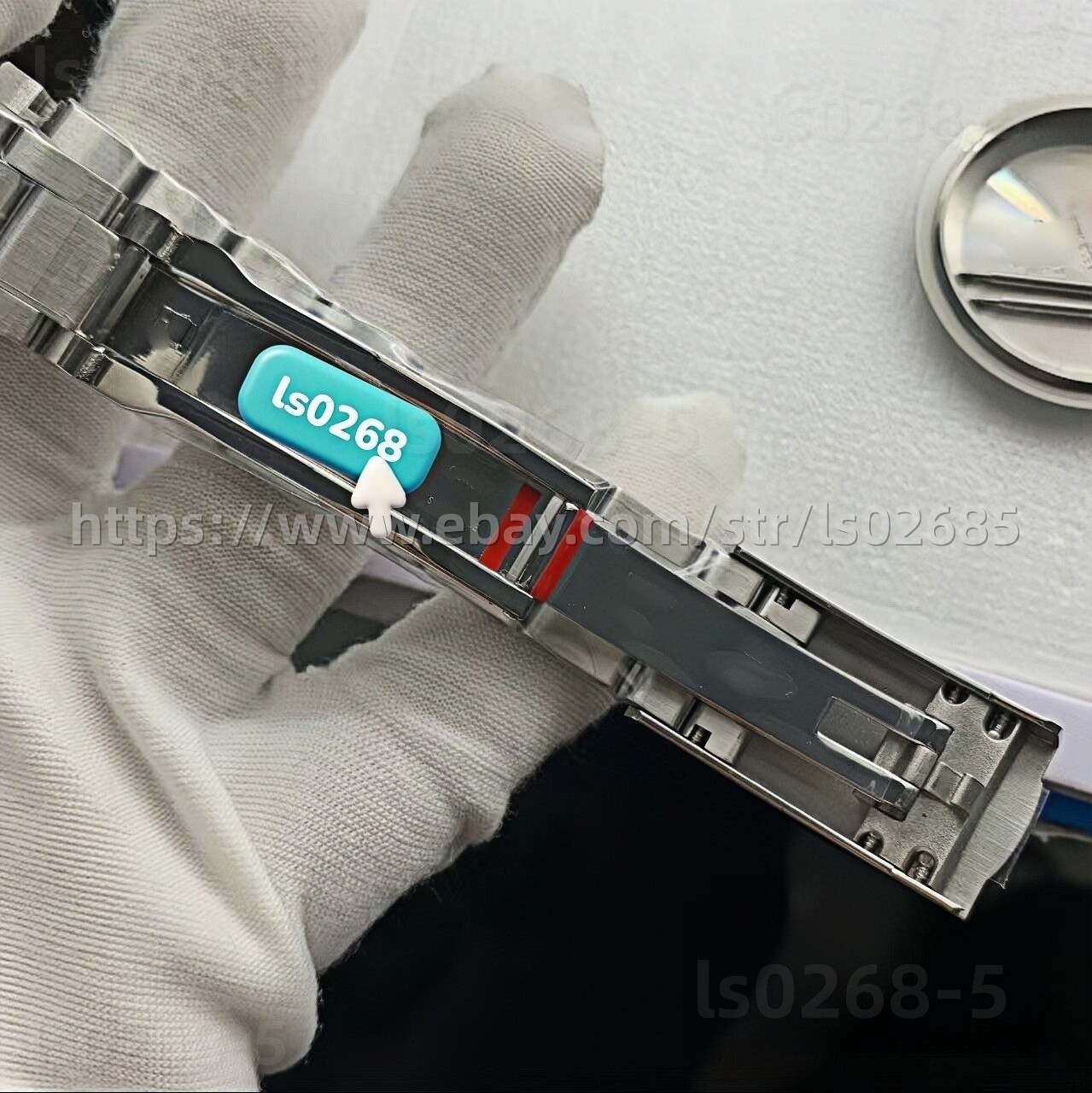 DIY SET for 2824 watch case + dial + hands + Stainless Steel Strap 40mm
