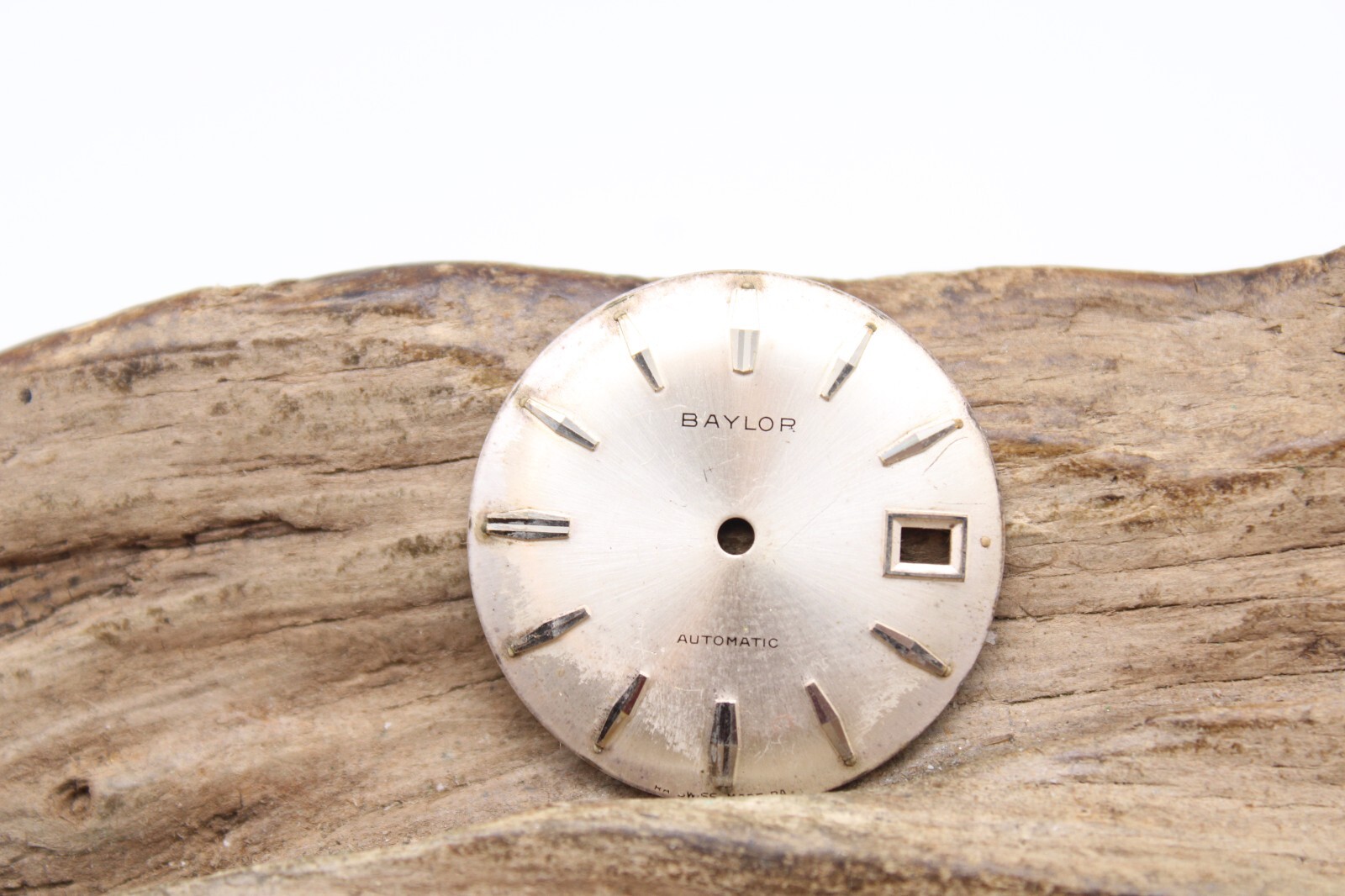 BAYLOR WATCH DIAL AUTOMATIC SWISS STICK INDEXES 28.4mm (KH2)