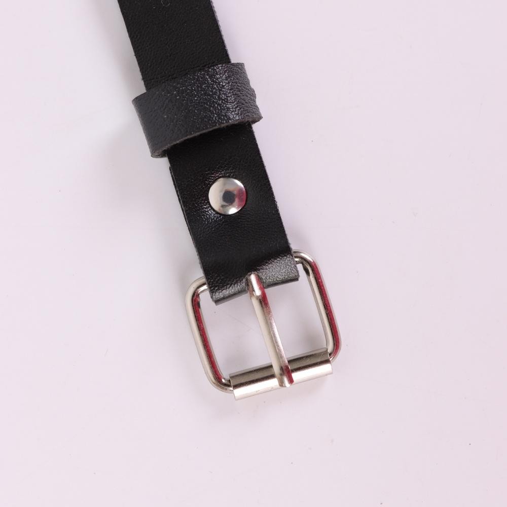 Gothic Faux Leather Choker Necklace, Adjustable, Party Festival Elegant Style