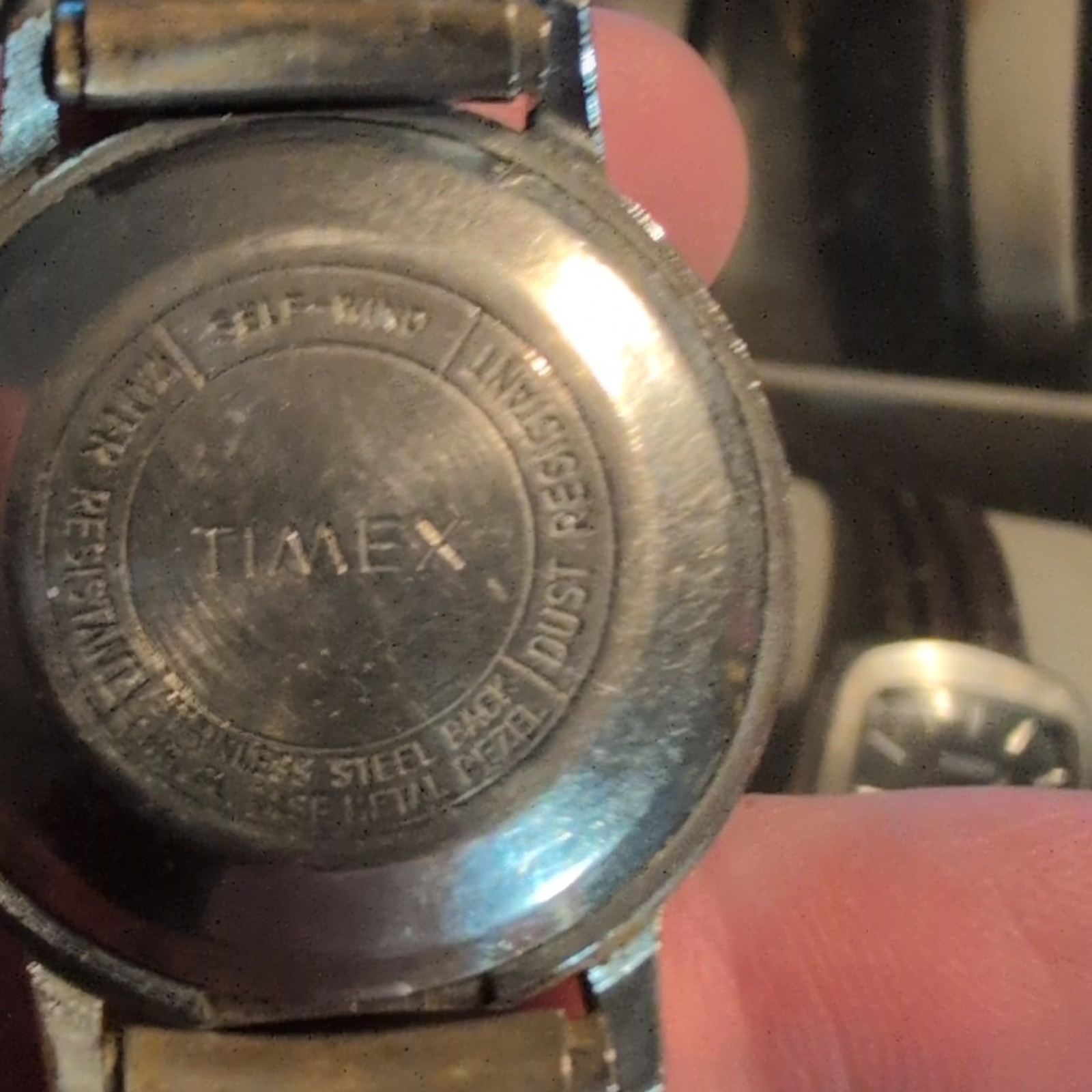 Timex Automatic Analog Wristwatch Black Dial Date Water-Resistant Bracelet