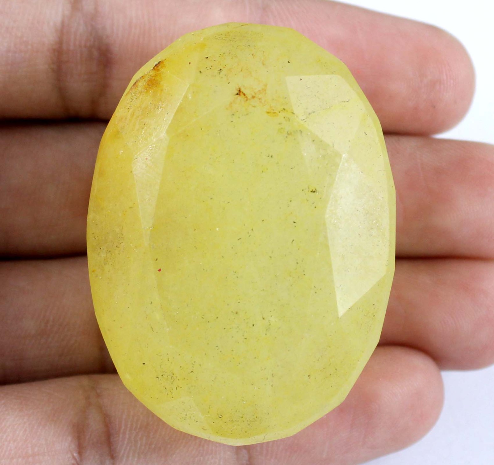 Anniversary Gift Madagascar Yellow Sapphire 341.25 Ct Natural Oval Cut Gemstone