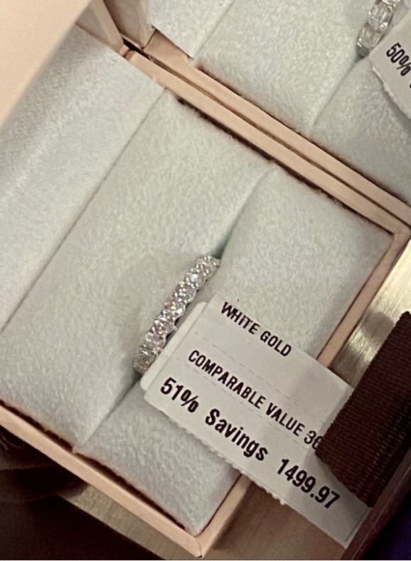 BCT Diamond Lab Grown Eternity Band Ring