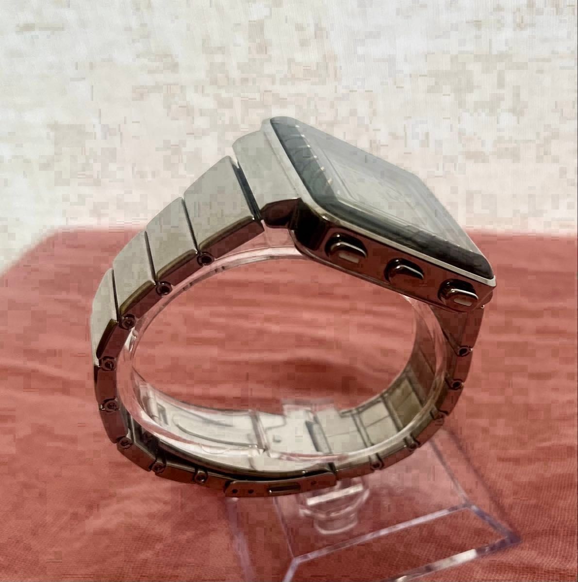 EPD Solar Radio Control Watch E-Ink EEPROM Battery Replaced From Japan