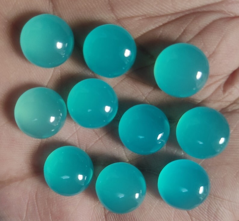 Natural Cabochon Paraiba Gemstone Loose Unique From India