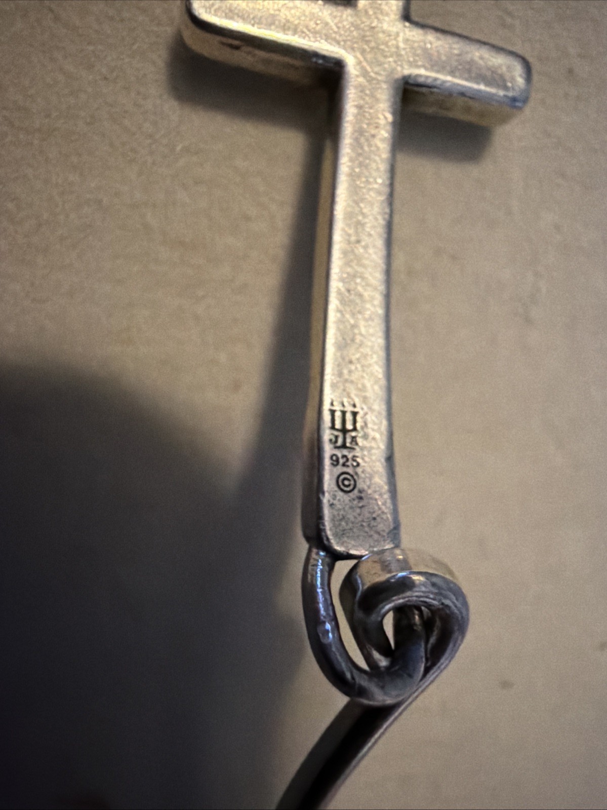 James Avery Horizon Cross Hook-On 925 Sterling Silver Bracelet