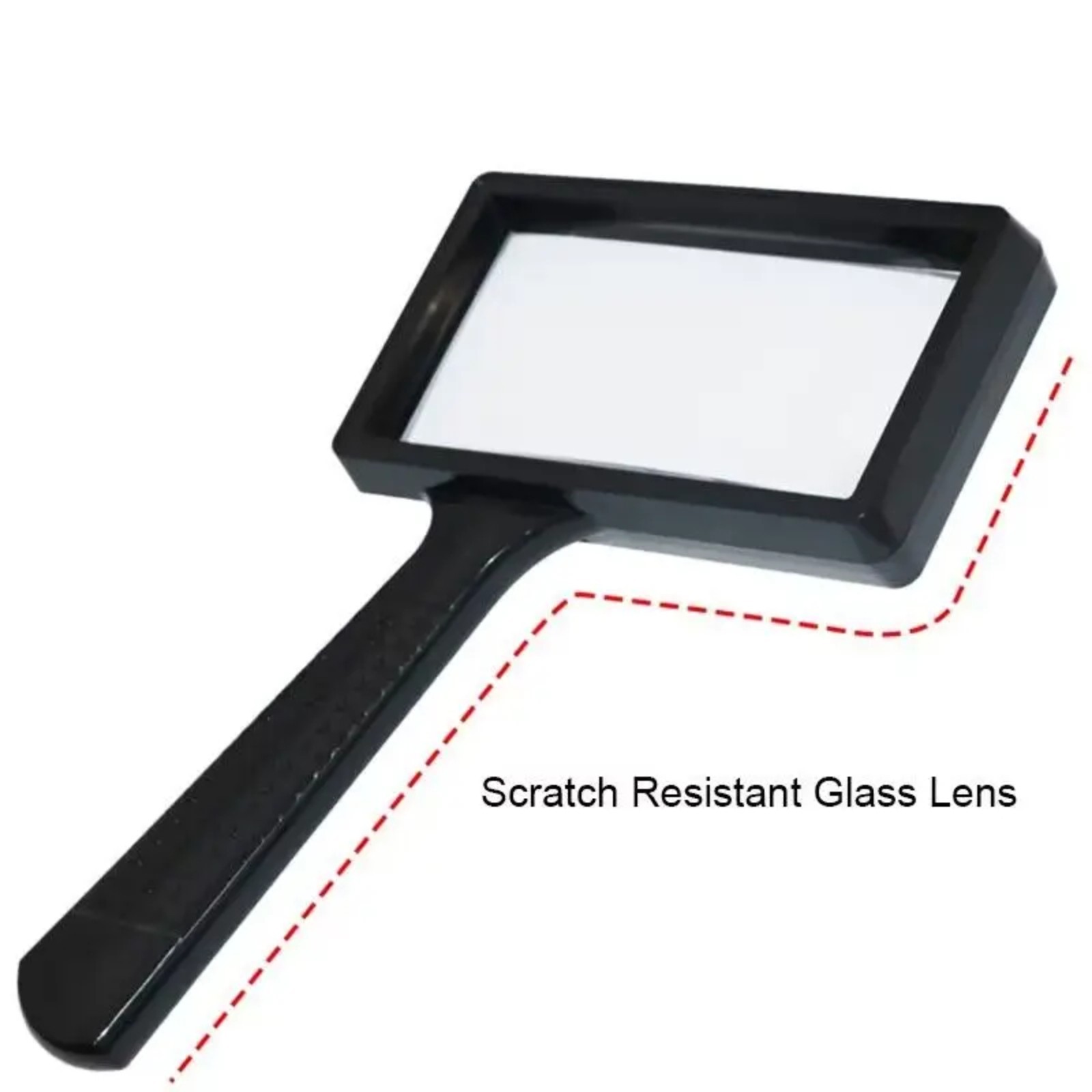 Handheld Rectangular 3X Magnifier Magnifying Glass Loupe For Reading Jewelry US