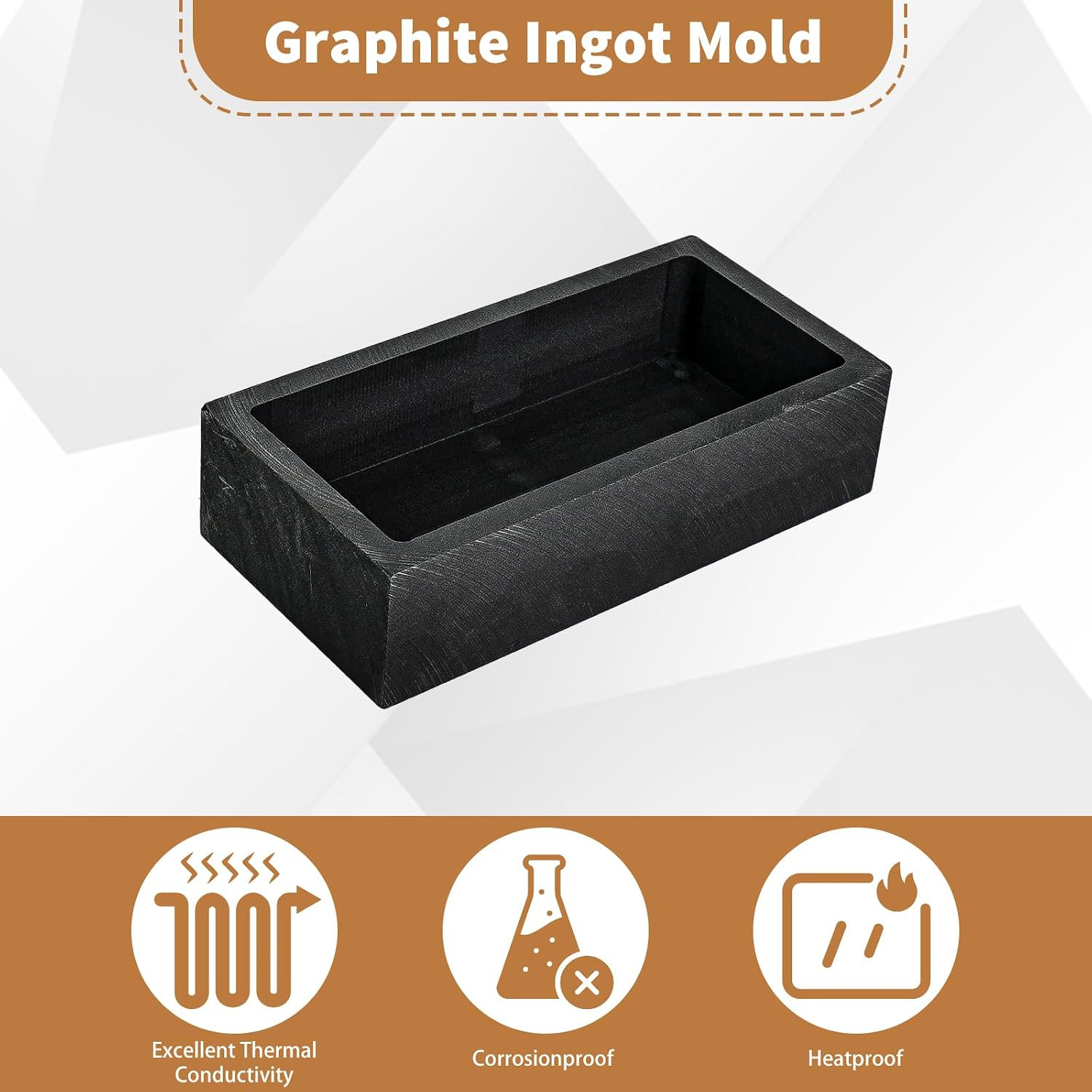 14 Pcs Graphite Torch Melting Casting Kit Includes 5-In-1 Ingot Mold 1 Quartz Cr