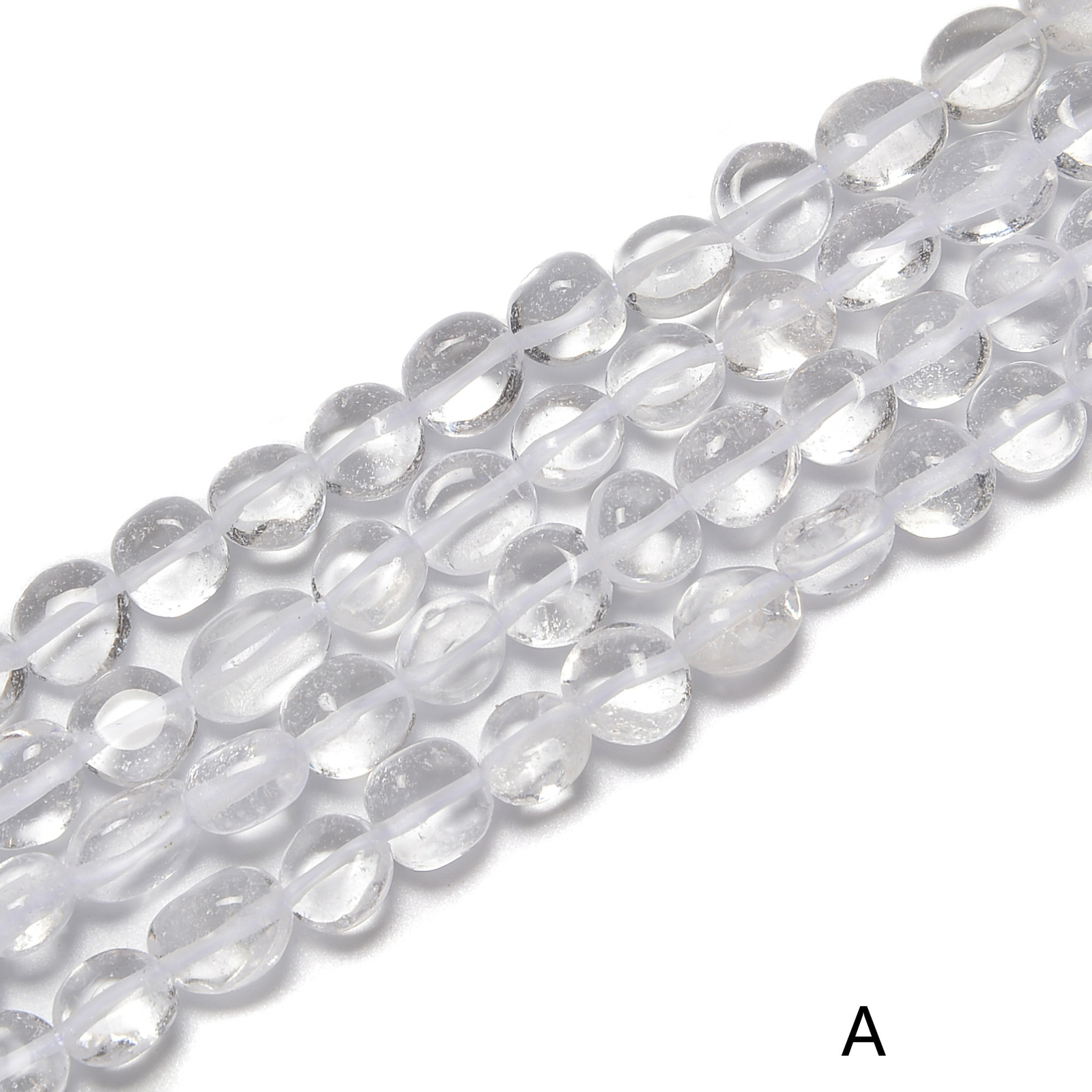 Multi Natural Gemstone Pebble Nugget Beads Size Approx 8x10mm 15.5” Strand