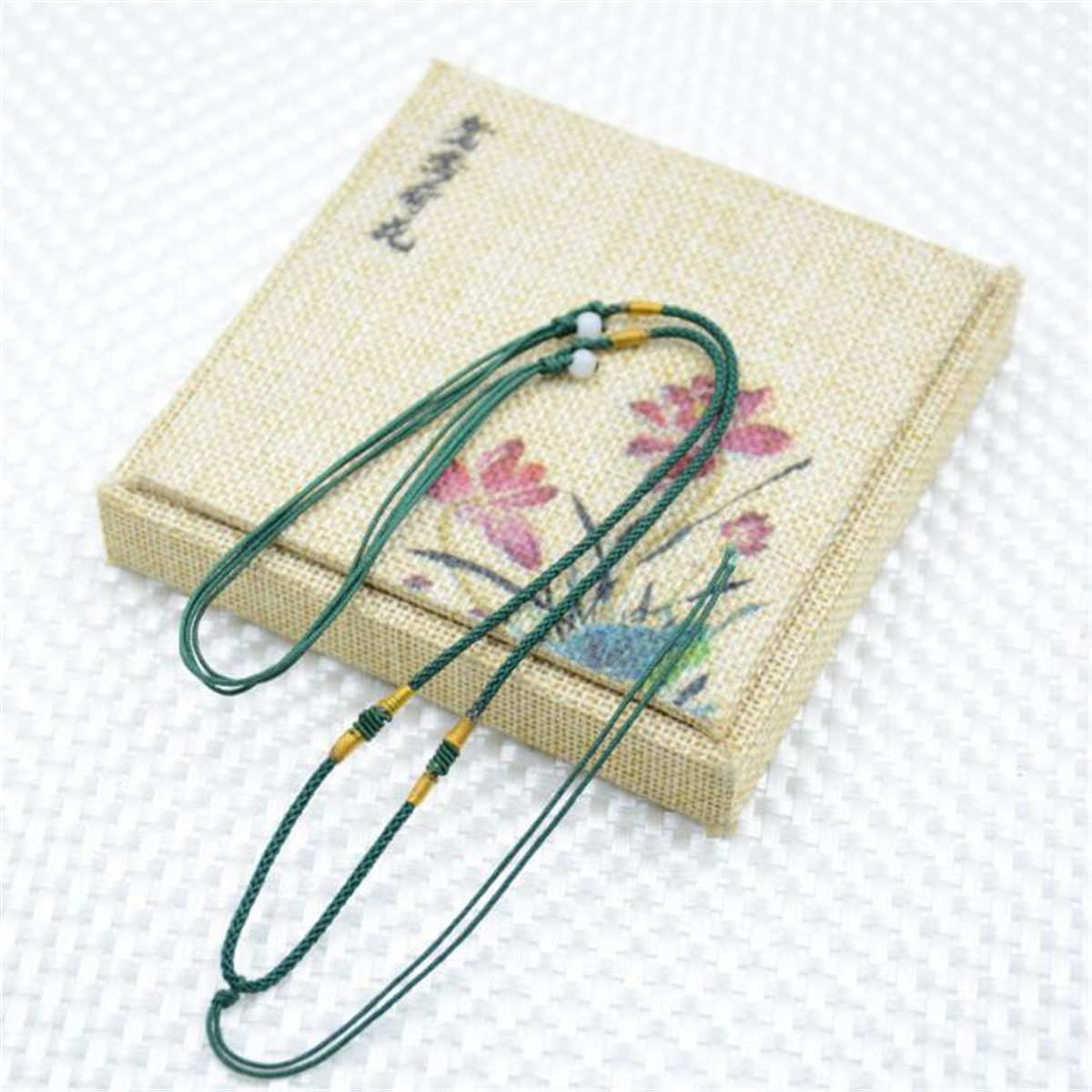 5/10pcs Handmade Braided Line Rope String Cord Jade Beads for Pendant Necklace