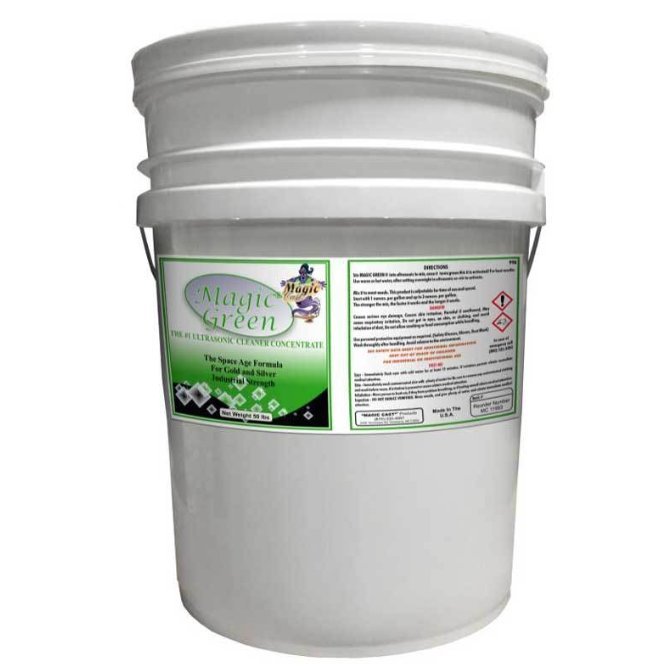 Jewelry Cleaner Cleaning Solution Concentrate, Ultrasonic, Soak, Makes 2 Gallons