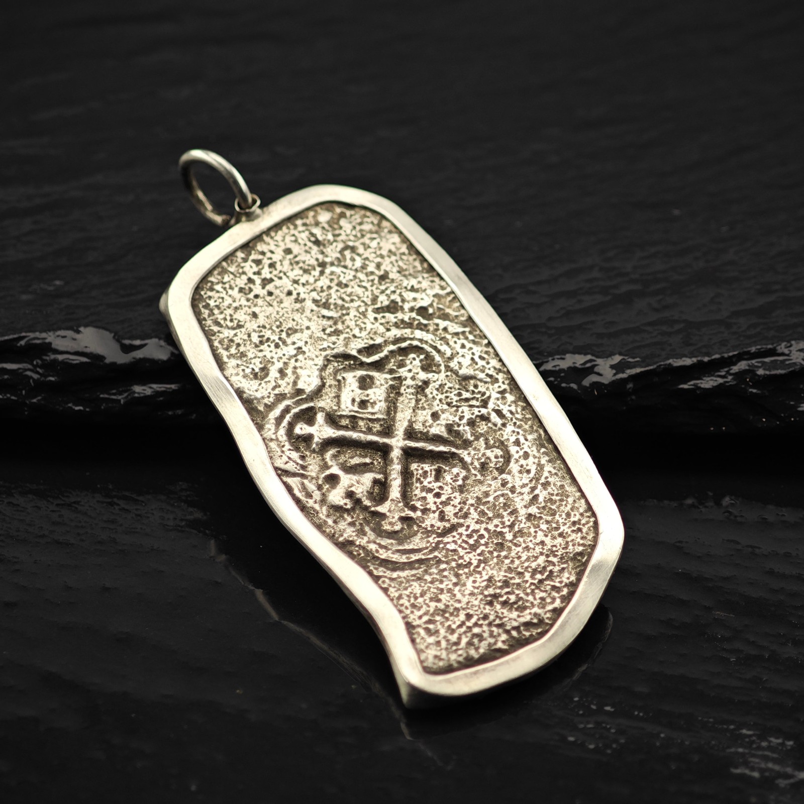 1700 Atocha Shipwreck Coin Pendant Sterling Silver
