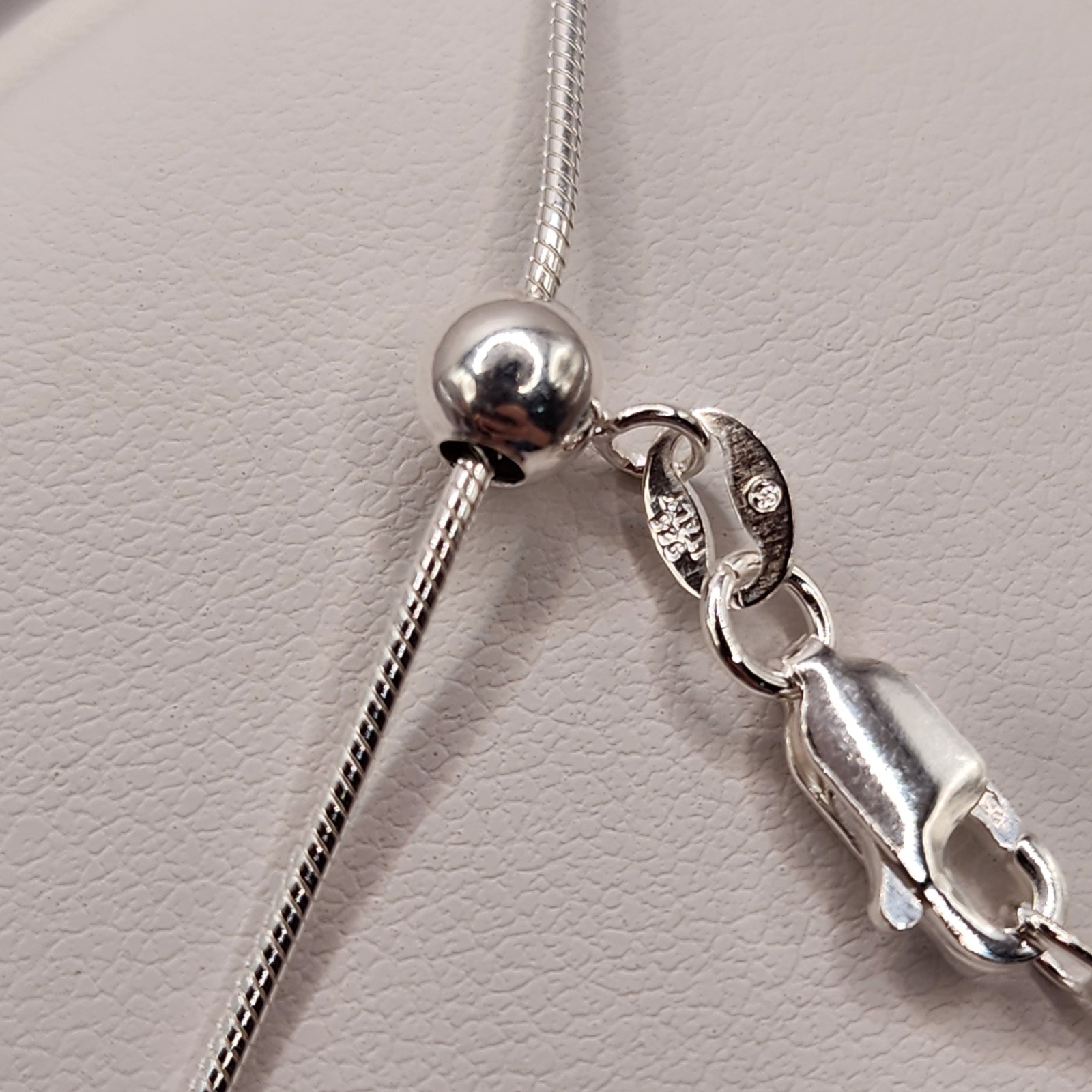 925 NEW Sterling Silver ITALIAN Ajustable Snake Chain 025- 22″ Length 1mm Width