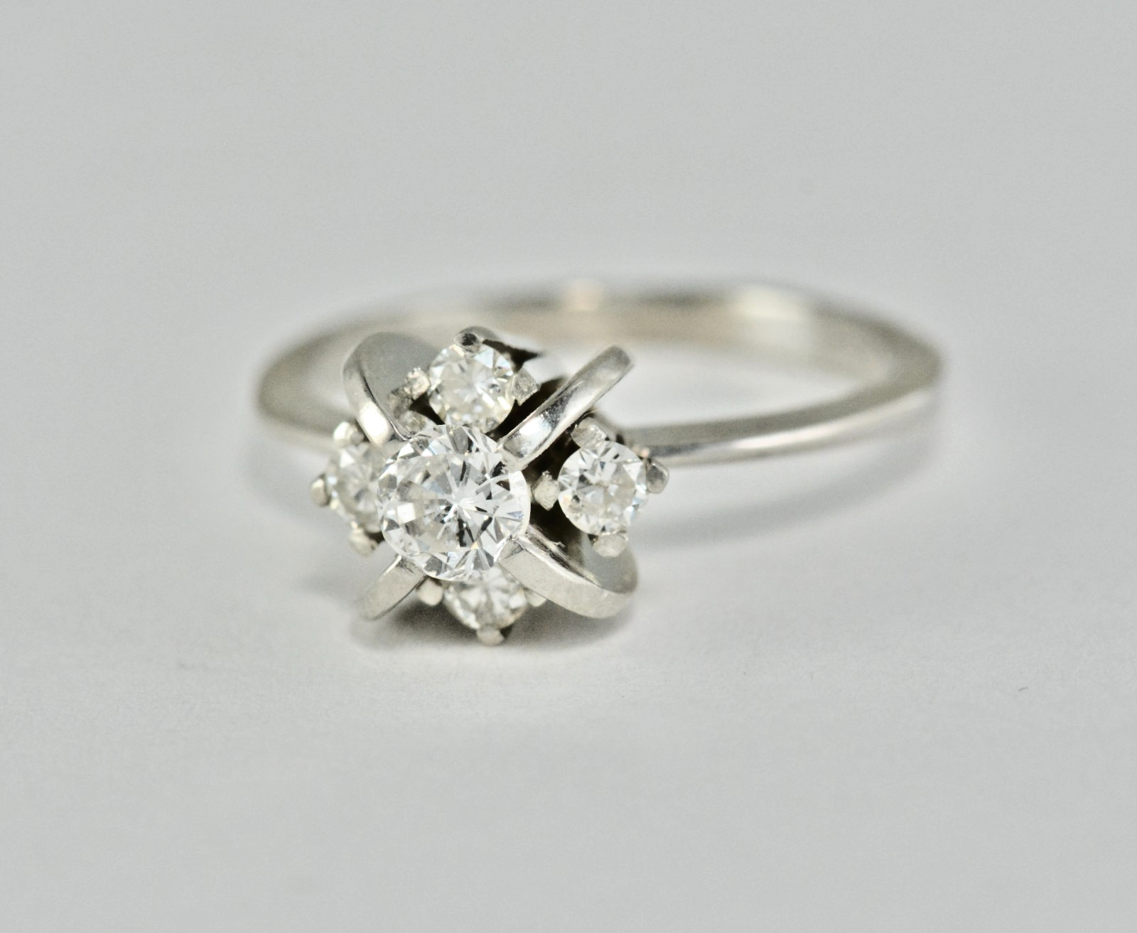 .63ctw Diamond Solitaire with Accents Engagement Ring 950 Platinum lot 5