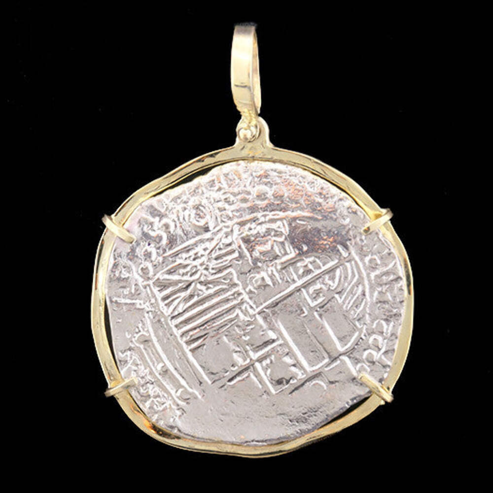 Atocha Sunken Treasure Jewelry – Extra Large Potosi Silver Coin Pendant