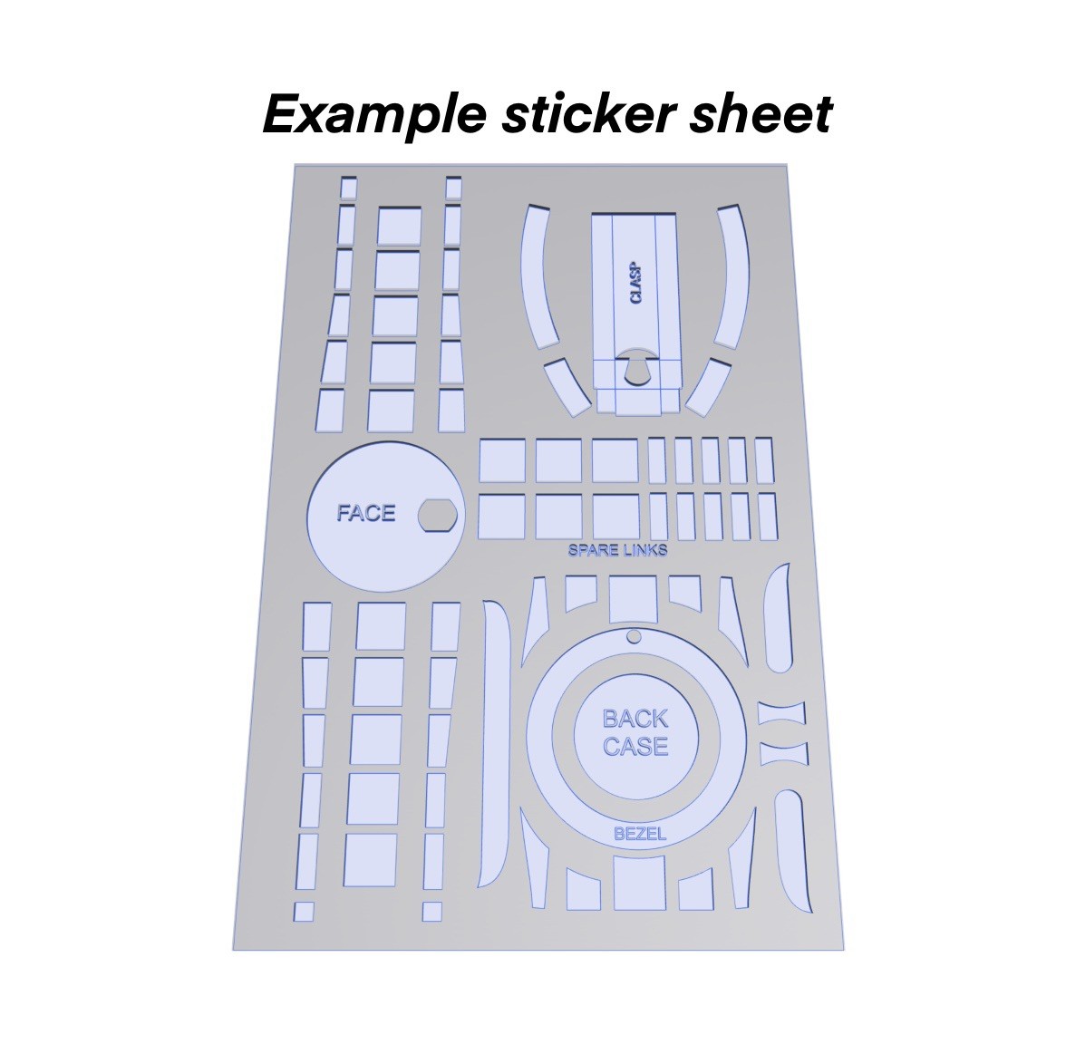 Watch Film Protection Kit for Rolex Submariner 41mm -models Nov 2020-now