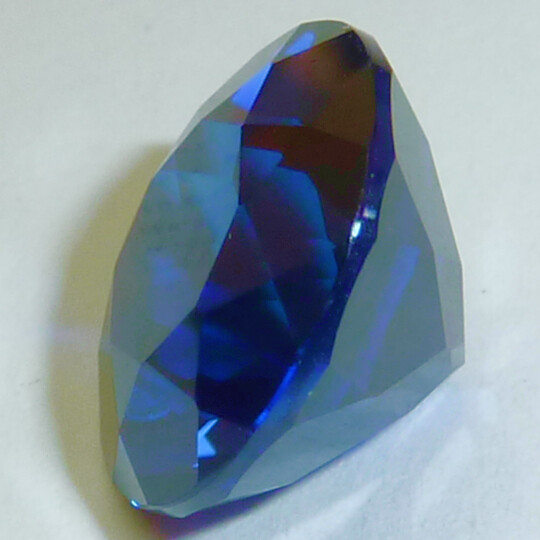 Lab Created Sapphire Blue Round Faceted Loose Gemstones Fine AAA Quality