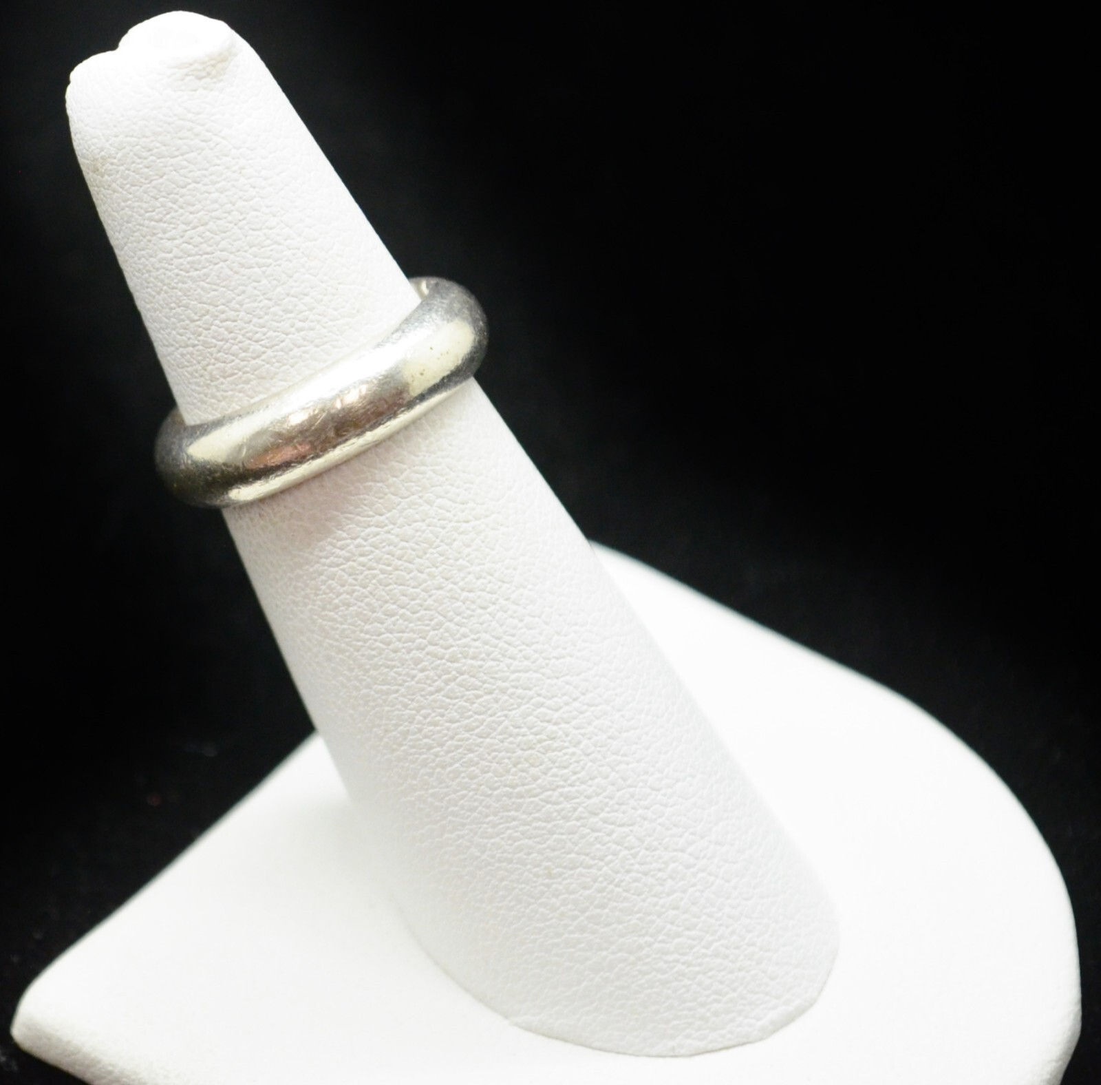 Sterling Silver Simple Smooth Band Ring SZ 5.0 #FMZ930