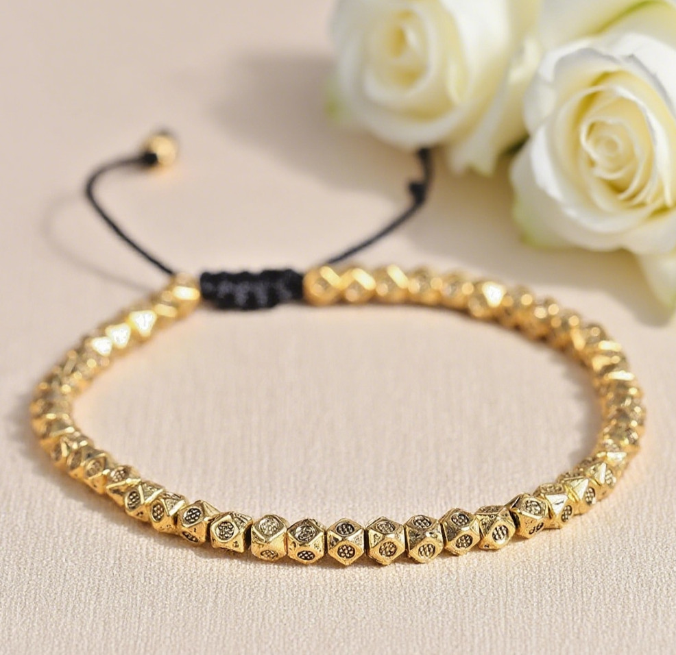 Tibetan Buddhist Copper Beads Healing Luck Protection Women Men Bracelet Gifts
