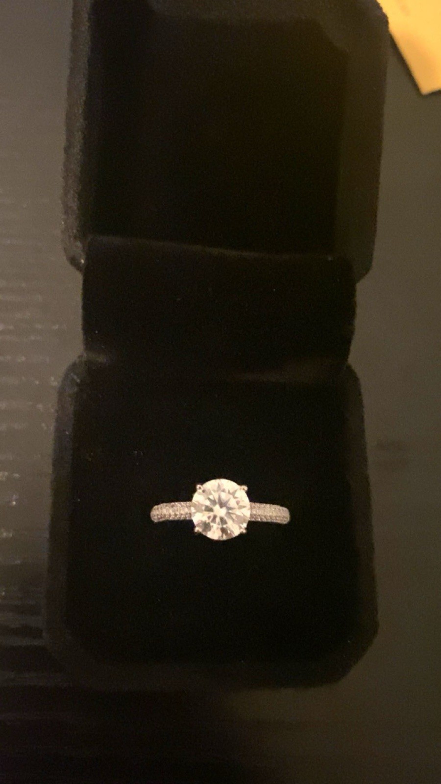 VVS1 2 CT Diamond Cut Engagement Ring