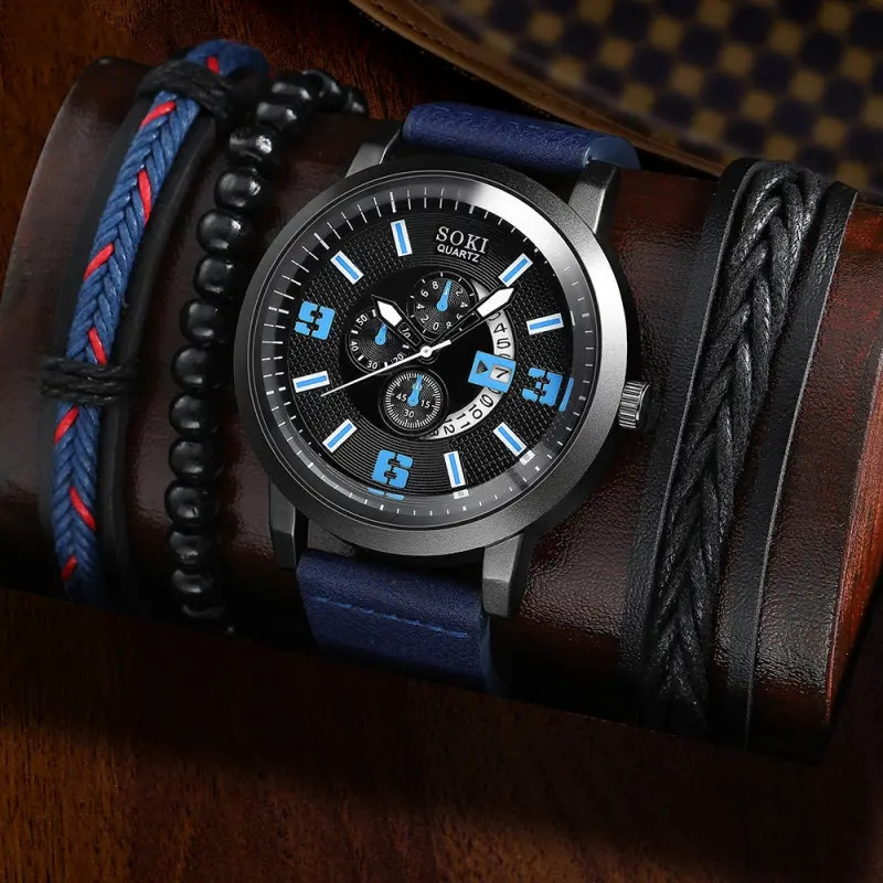 Miramagjus Watch and Bracelet Gift Set for Birthday, Christmas, Thanksgiving