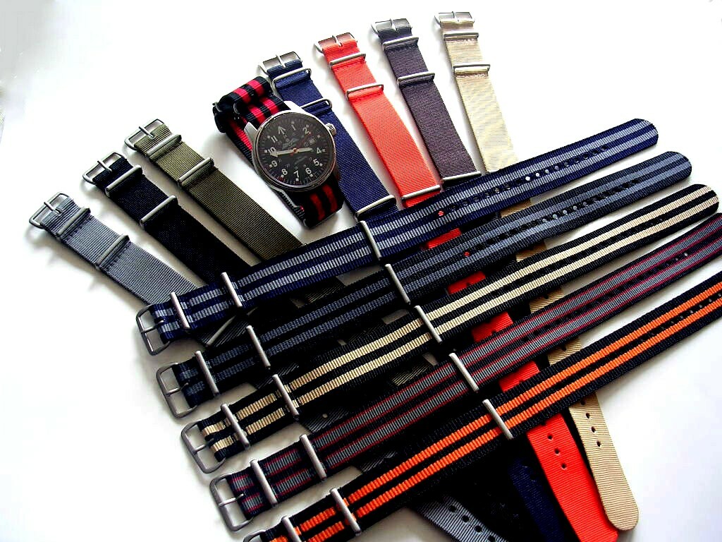 NATO ® Ballistic Nylon MoD RAF military G10 watchband Sport strap Bond IW SUISSE