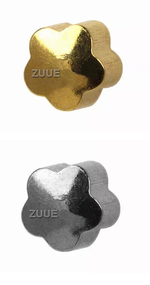 STUDEX PLUS ASSORTED SHAPES GOLD PLATED & STEEL EAR PIERCING STUD EARRINGS