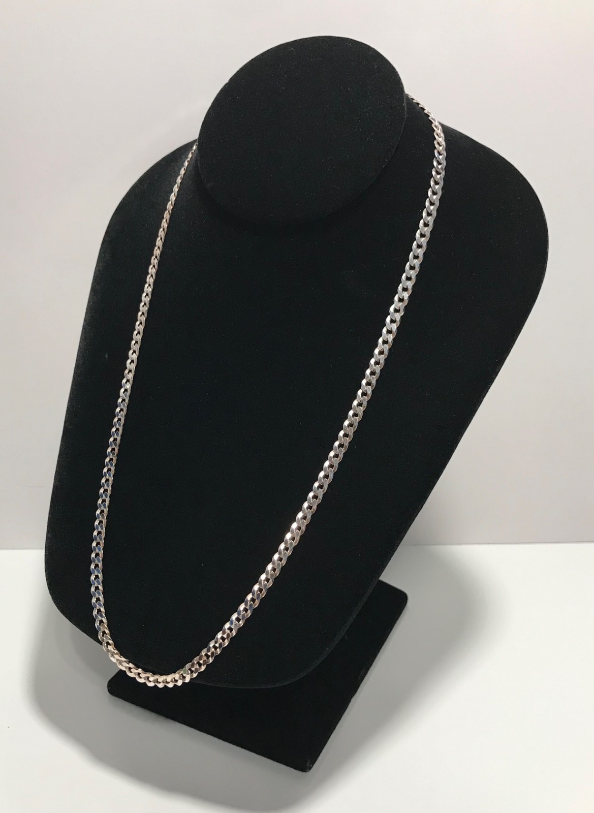 Miabella Italy 925 Sterling Silver Cuban Curb Link Chain Necklace 22″
