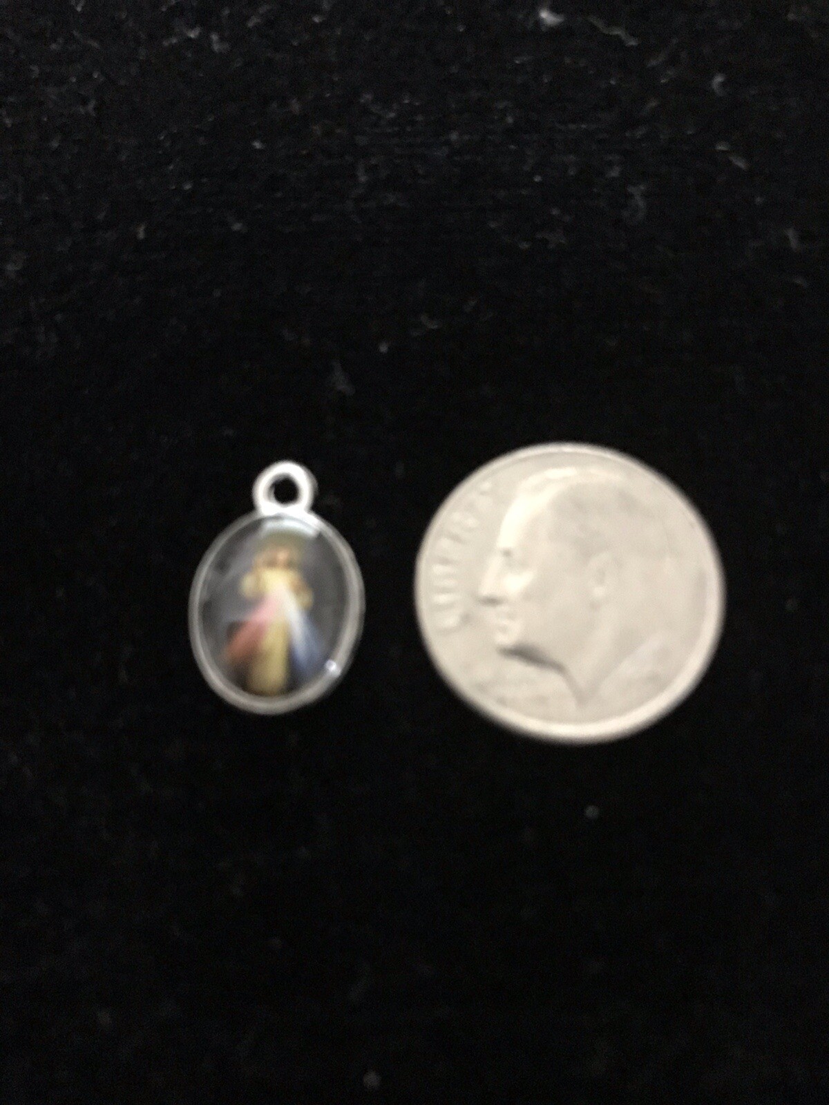 Beautiful Religious Sacred Heart Jesus Enamel Pendant charm Style S Necklace
