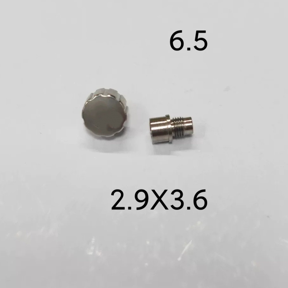 6.5mm 7.5mm Watch Crown Replace for Omega Seamaster 600 Watch Part Silver