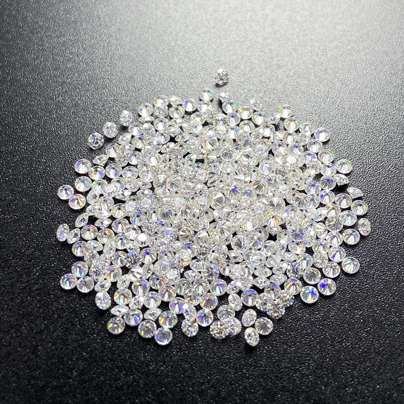 Moissanite Loose Stones 1.0ct Bag Real D Color VVS1 Excellent Premium Round Cut